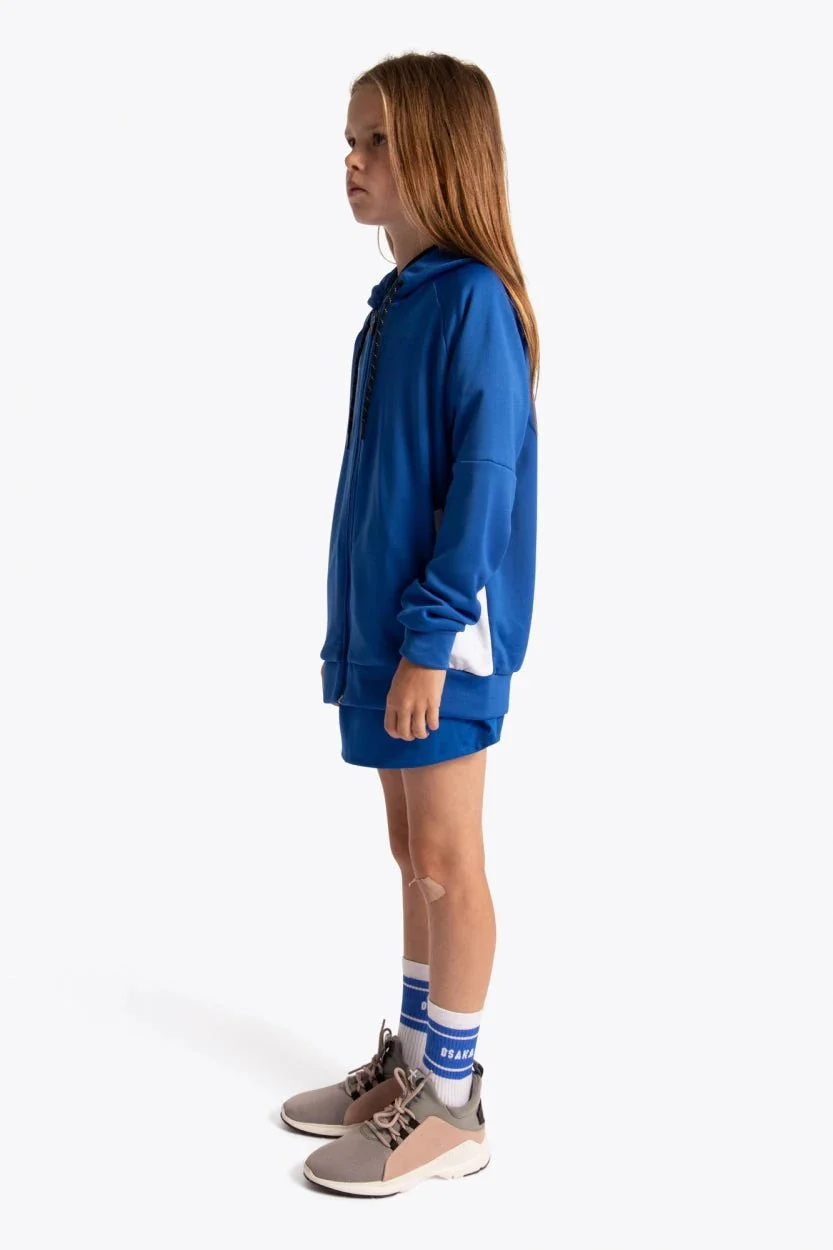 Osaka Kids Training Zip Hoodie | Royal Blue - Image 6