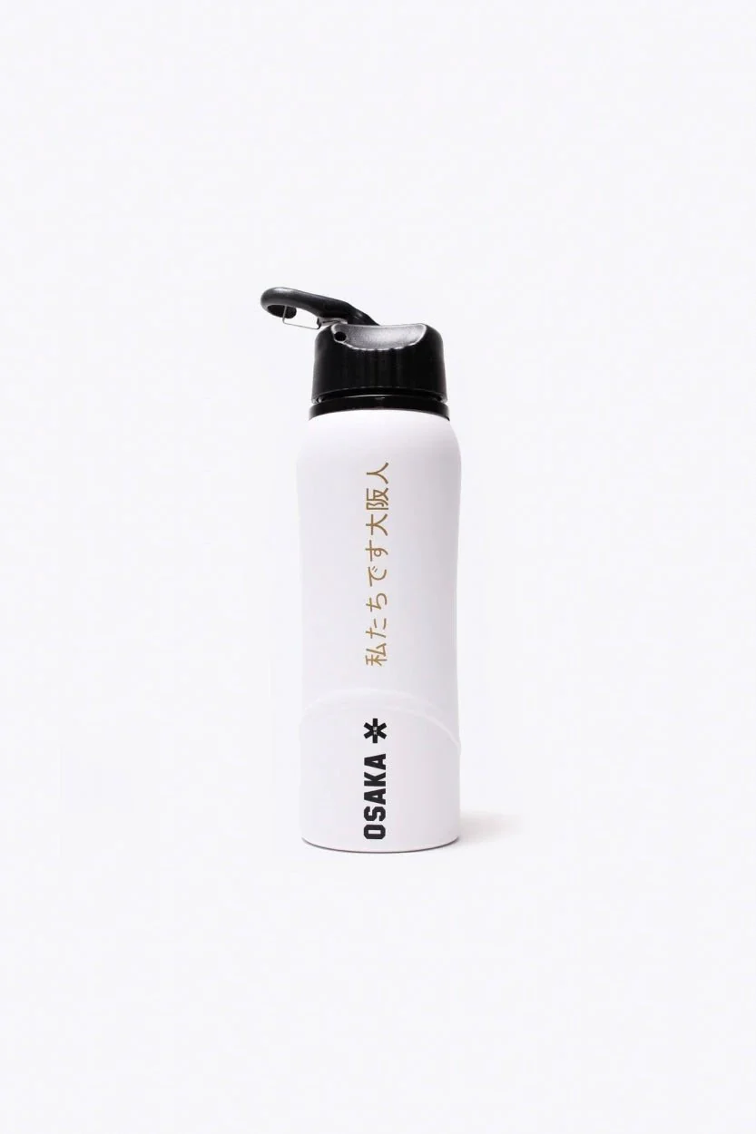 Osaka Kuro Aluminium Waterbottle | White-Black - Image 2