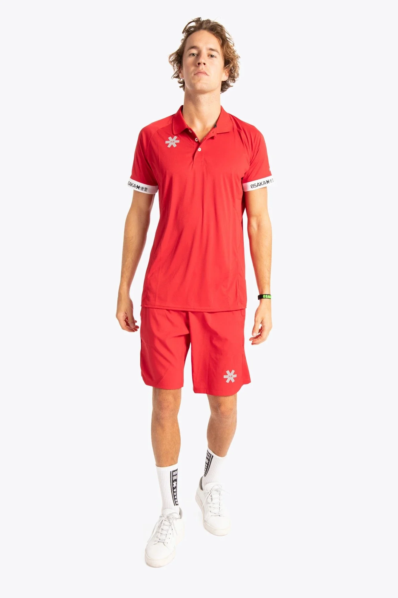 Osaka Men Polo Jersey | Red - Image 5