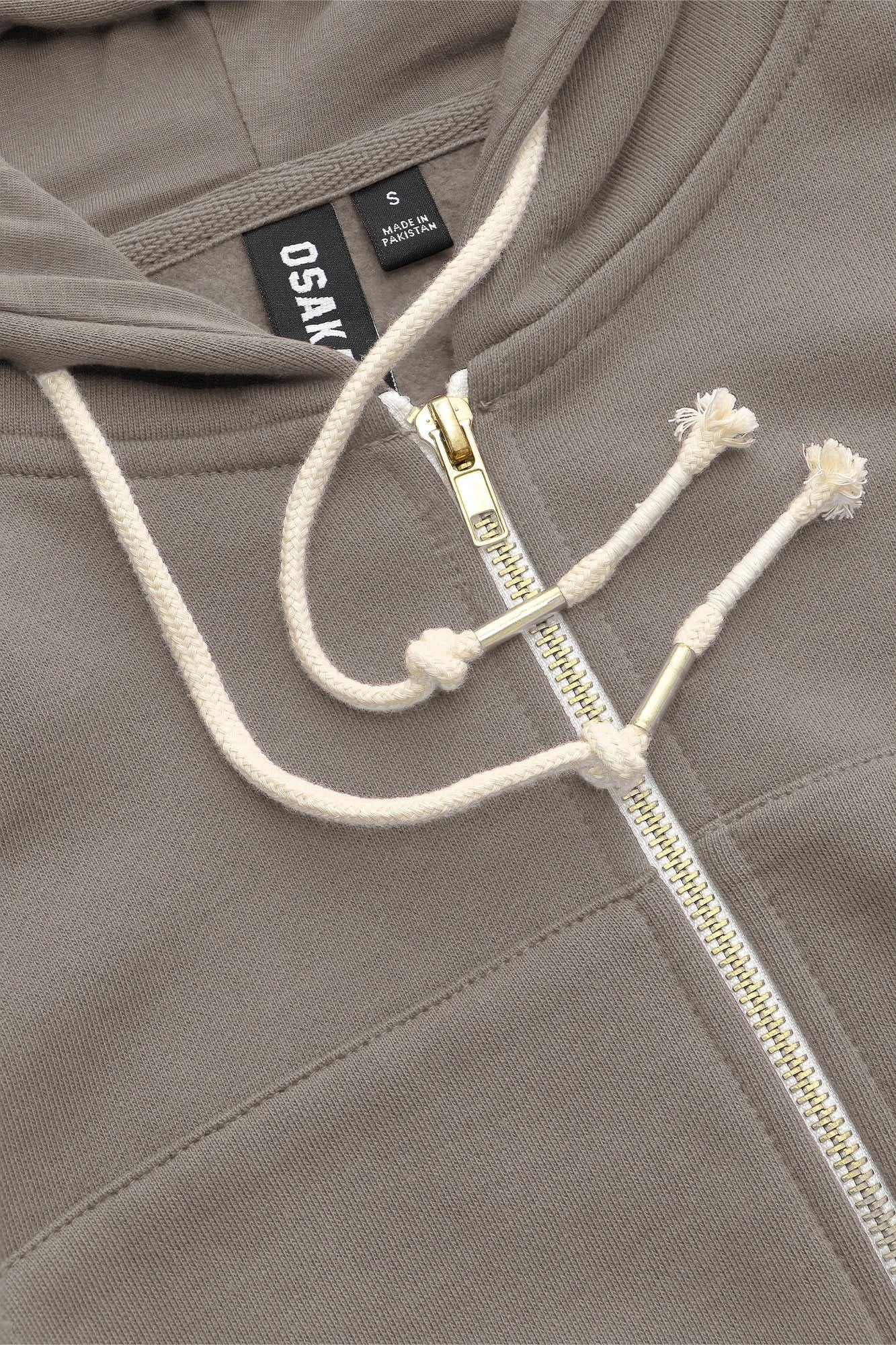 Osaka Women Cropped Full Zip Hoodie | Cloudburst - Image 7