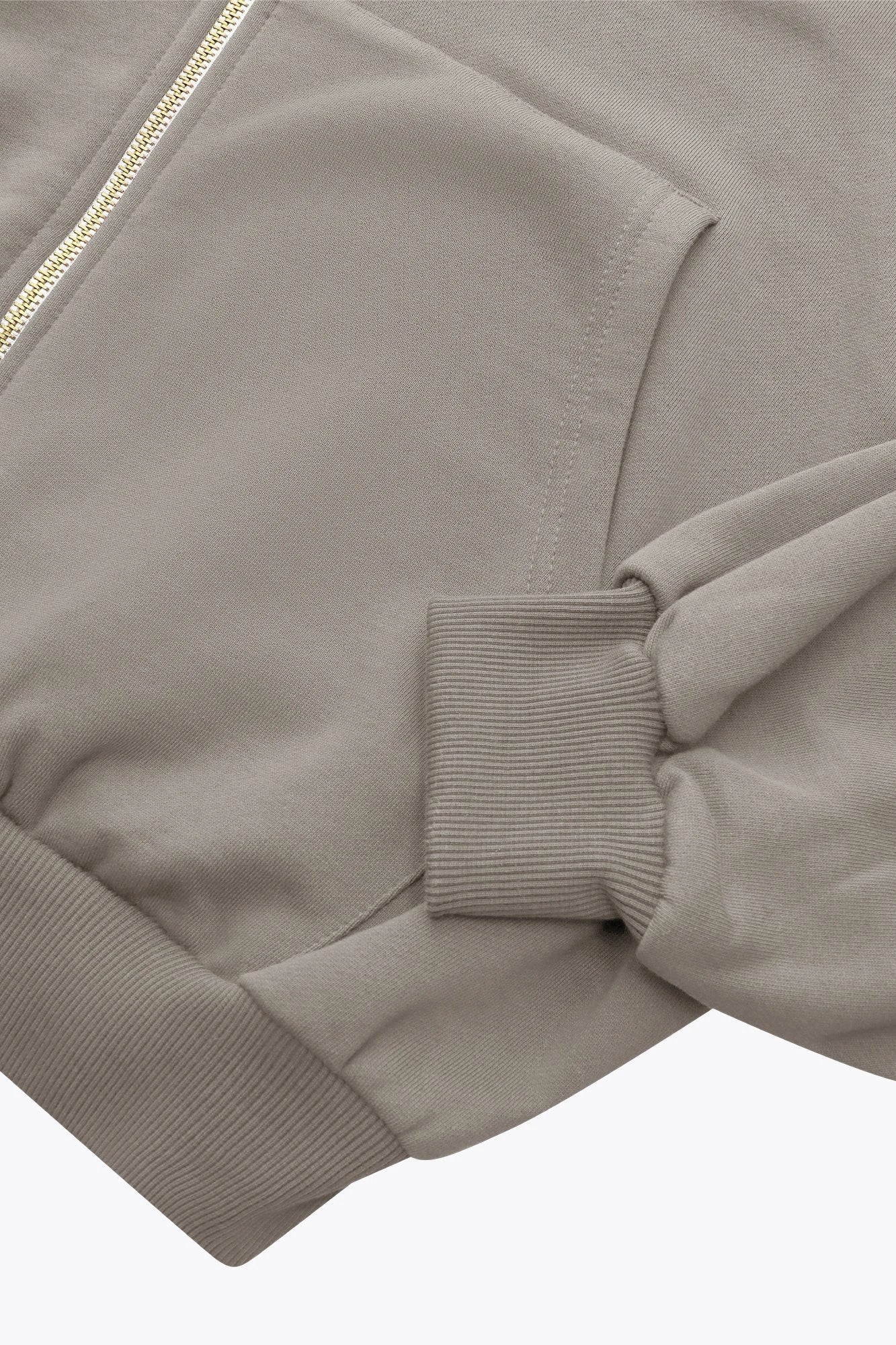 Osaka Women Cropped Full Zip Hoodie | Cloudburst - Image 9