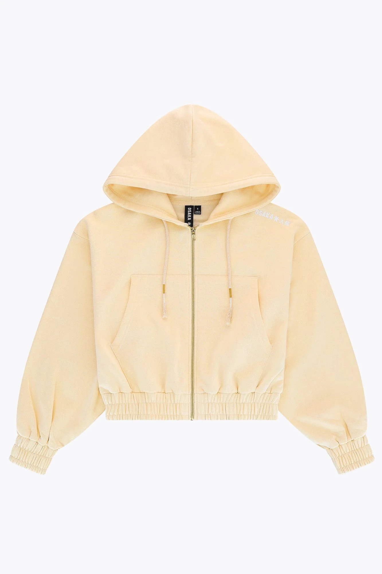 Osaka Women Cropped Full Zip Hoodie | Washi