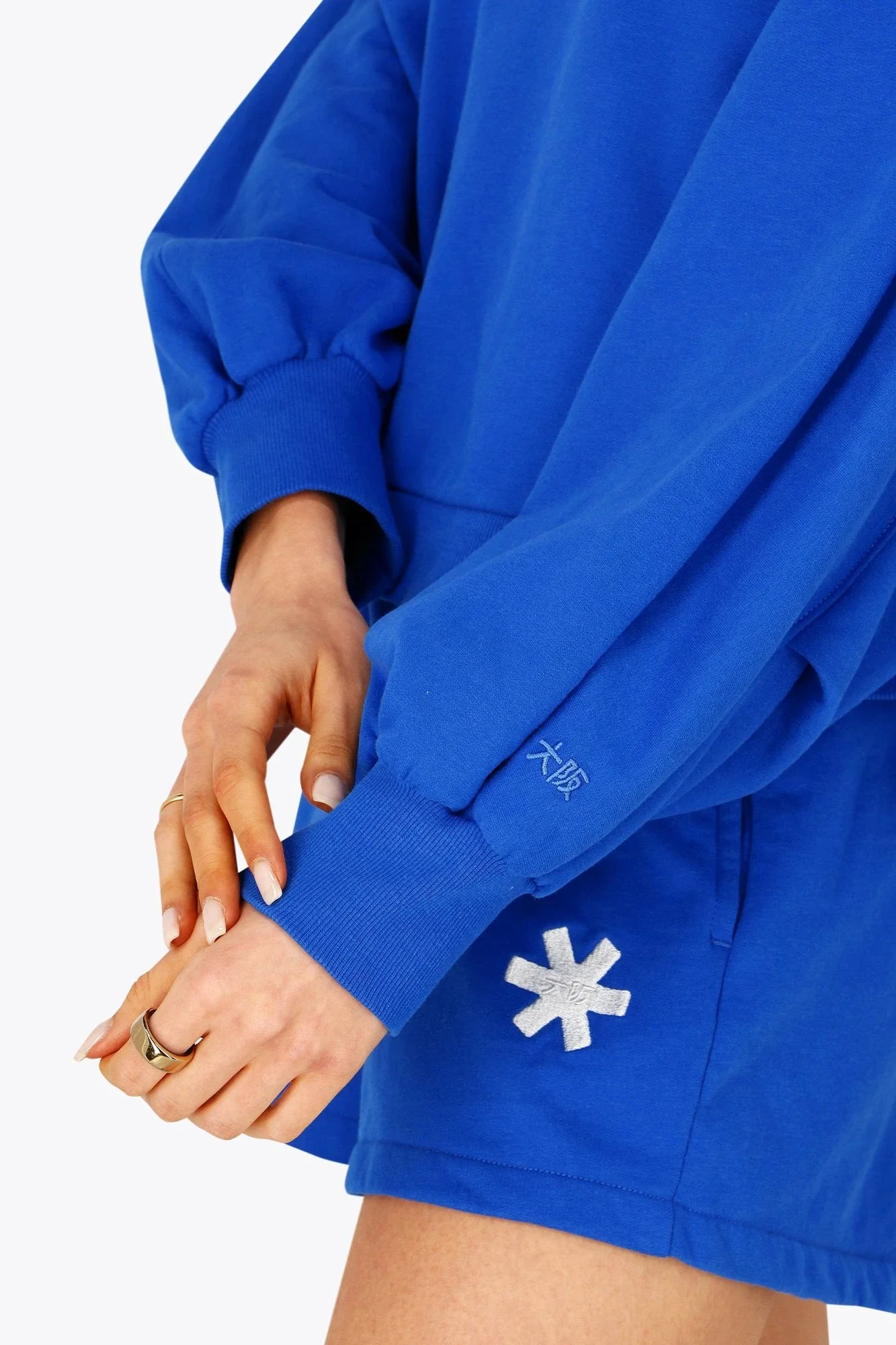 Osaka Women Cropped Sweater | Princess Blue - Image 10