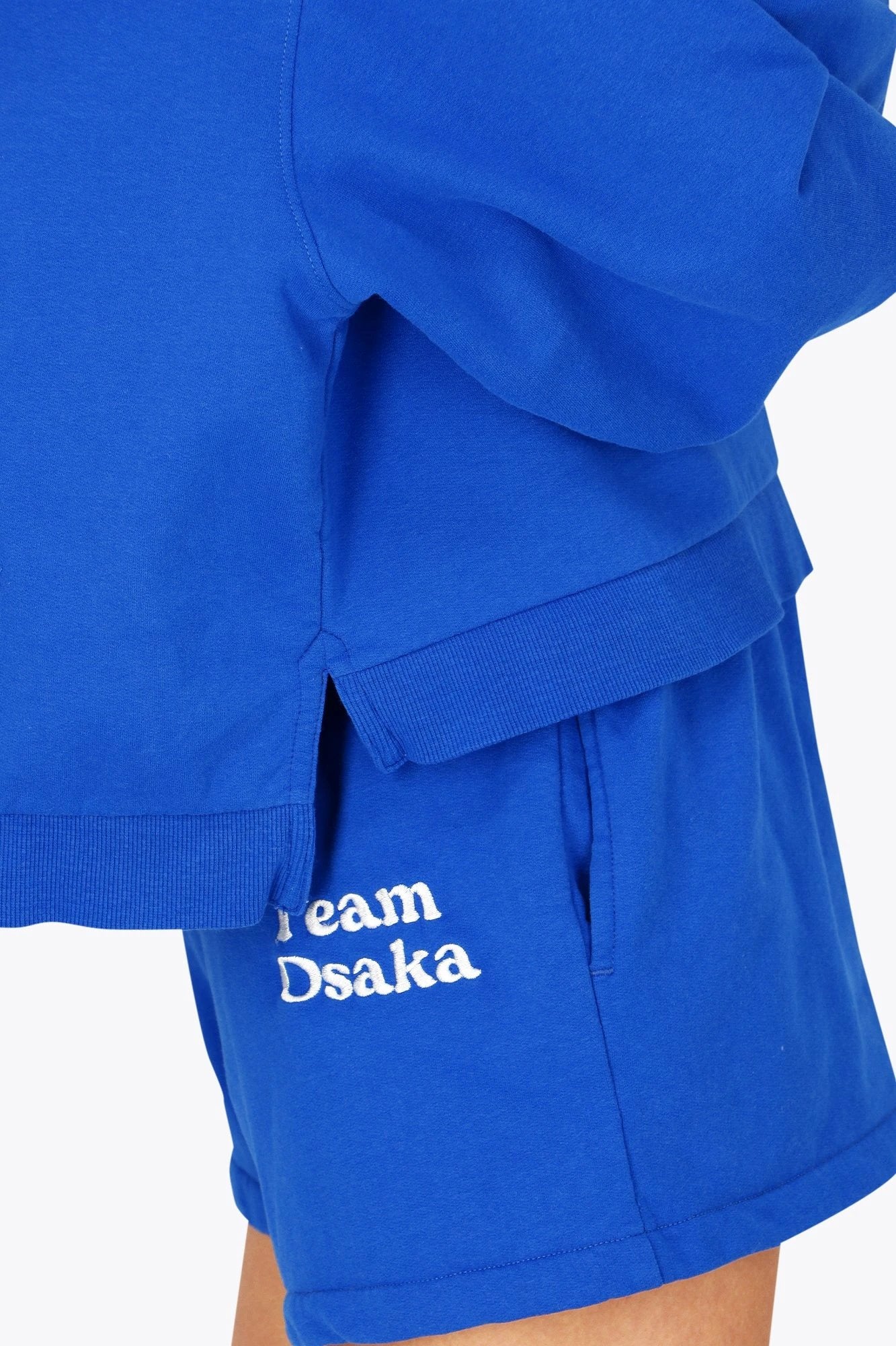 Osaka Women Cropped Sweater | Princess Blue - Image 11