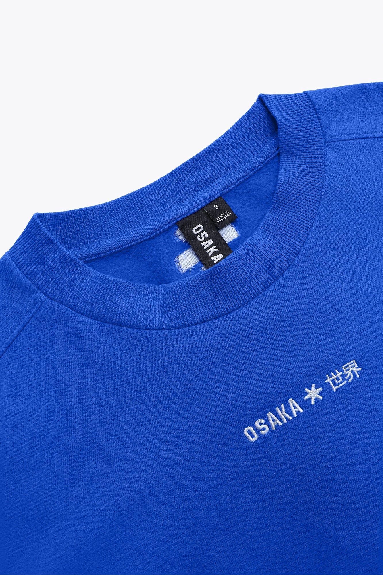 Osaka Women Cropped Sweater | Princess Blue - Image 5