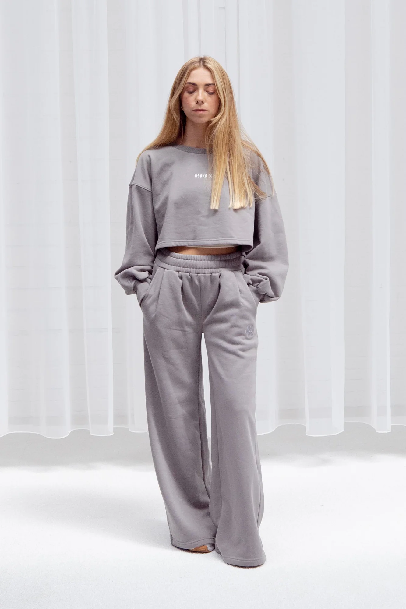 Osaka Women Crossed Back Sweater | Cloudburst - Image 9