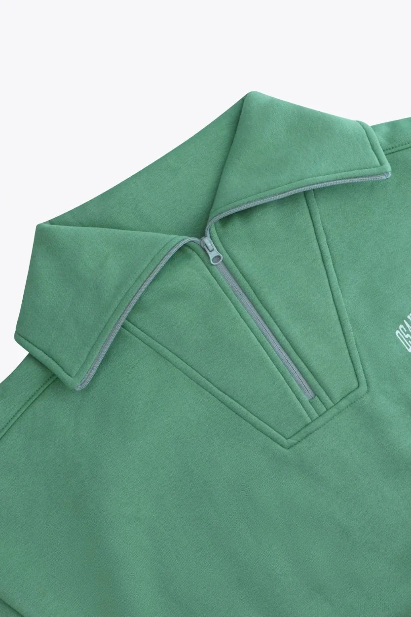 Osaka Women Half Zip Sweater | Green - Image 5