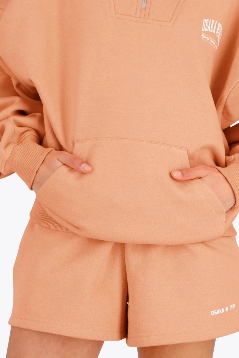Osaka Women Half Zip Sweater | Peach - Image 10
