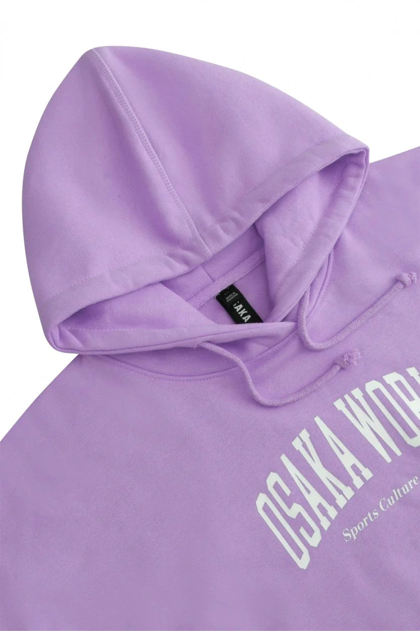 Osaka Women Hoodie | Light Purple - Image 6