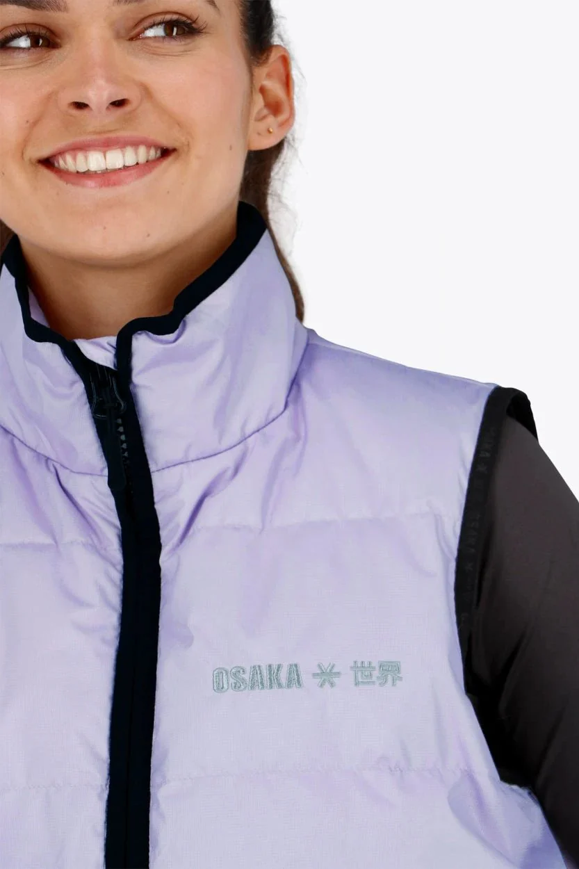 Osaka Women Padded Gilet | Light Purple - Image 8