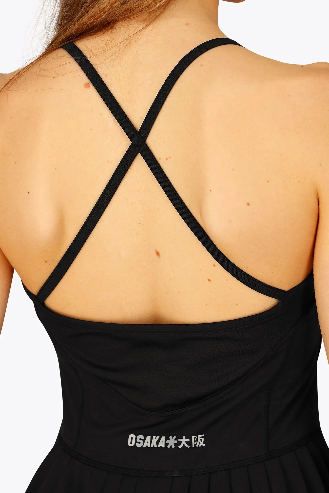 Osaka Women Pleated Tech Dress | Black - Image 6