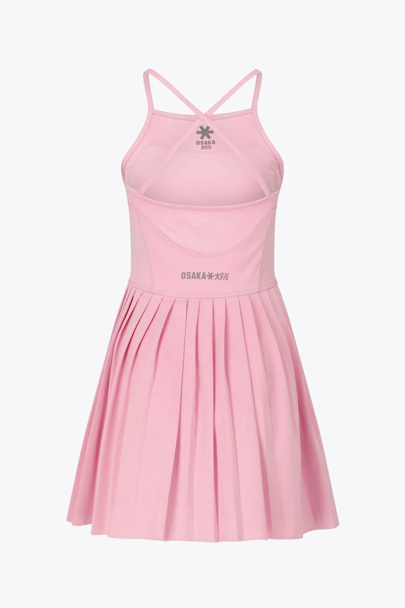 Osaka Women Pleated Tech Dress | Fondant Pink - Image 3
