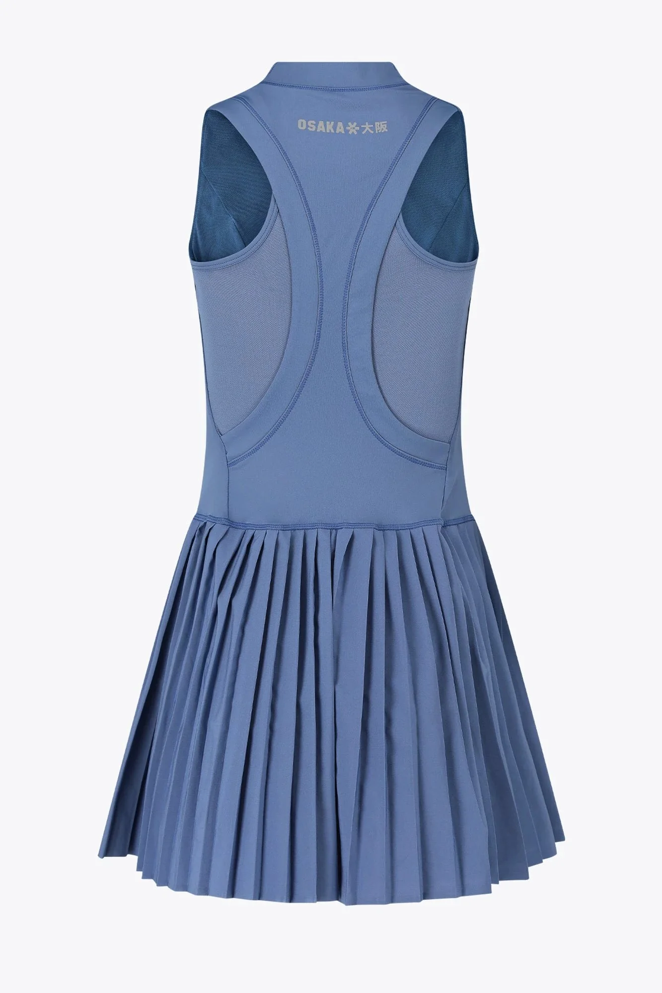 Osaka Women Plissé Play Dress | Silver Lake Blue - Image 2