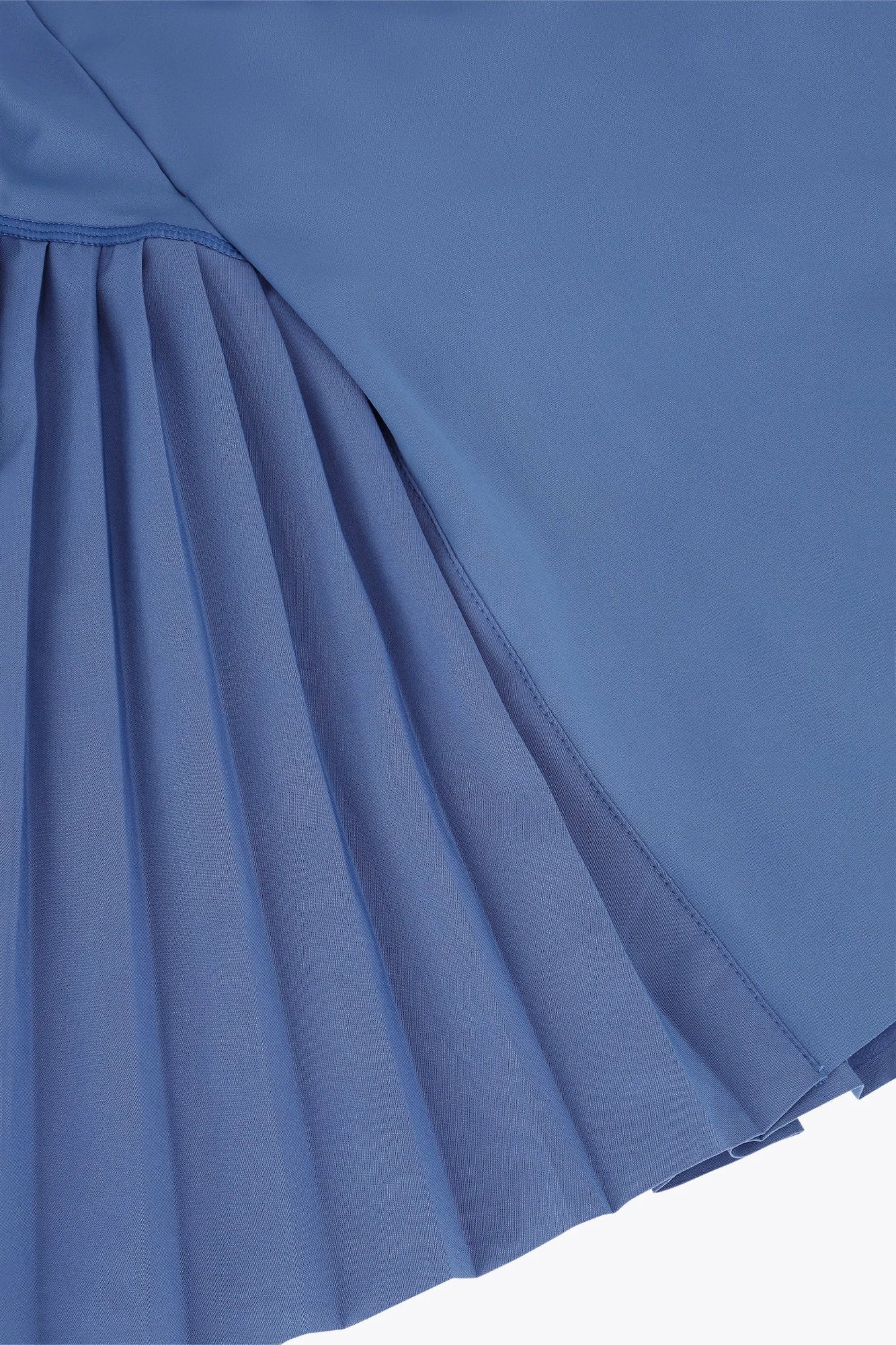 Osaka Women Plissé Play Dress | Silver Lake Blue - Image 5