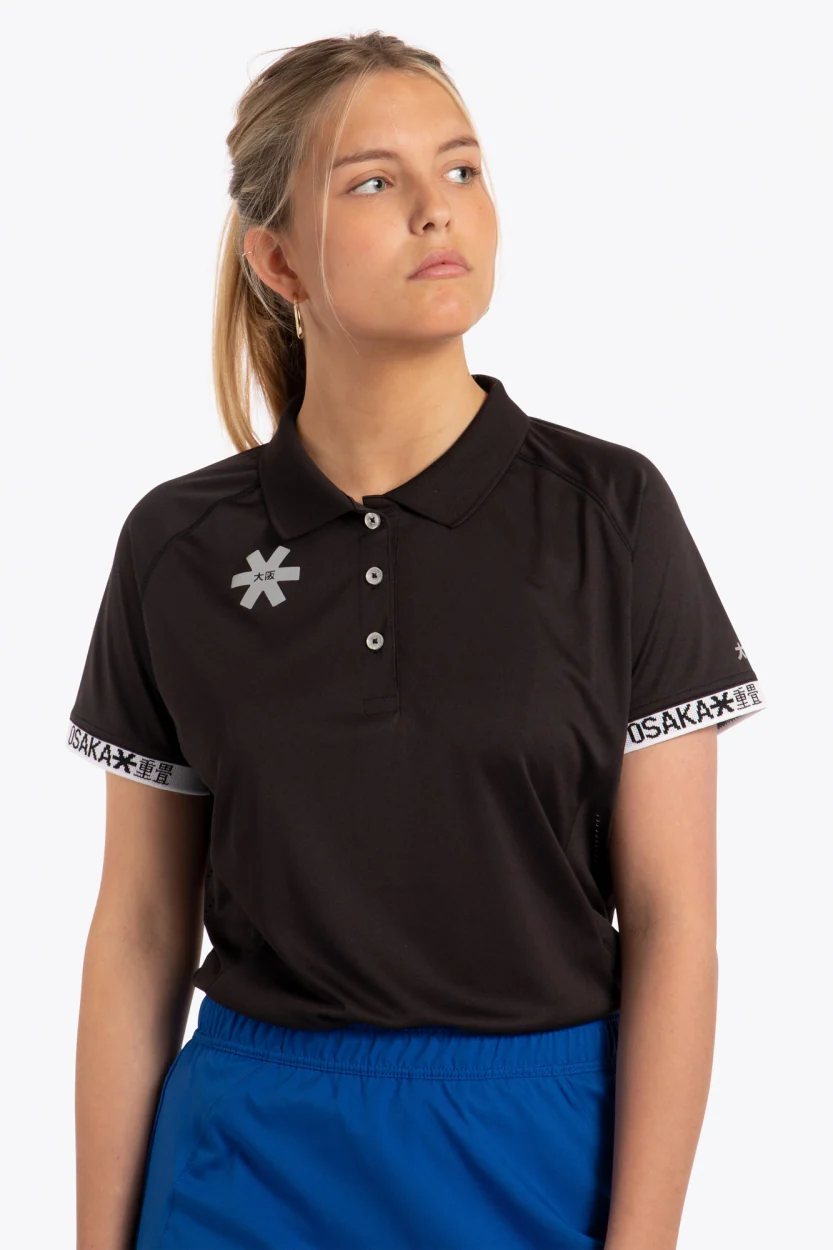 Osaka Women Polo Jersey | Black - Image 3