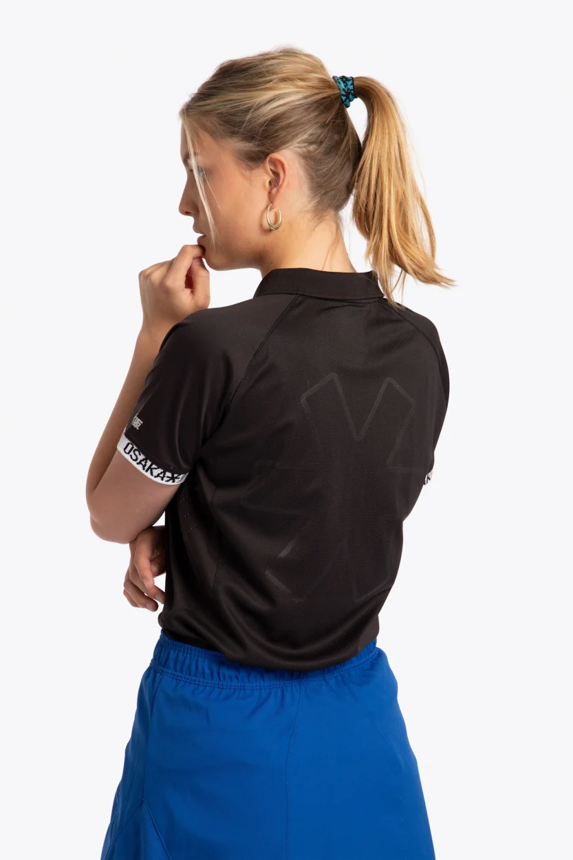 Osaka Women Polo Jersey | Black - Image 4