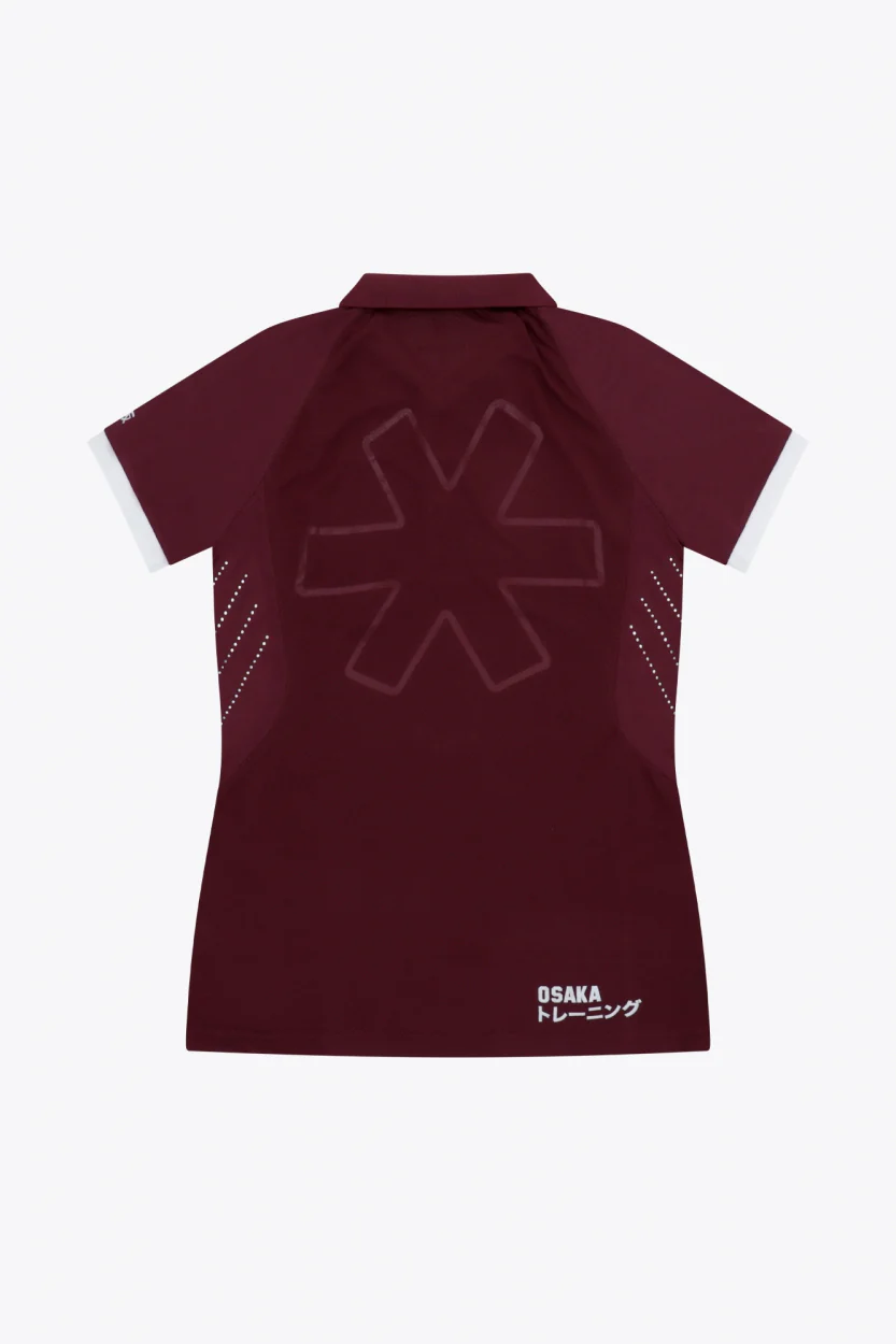 Osaka Women Polo Jersey | Bordeaux - Image 2