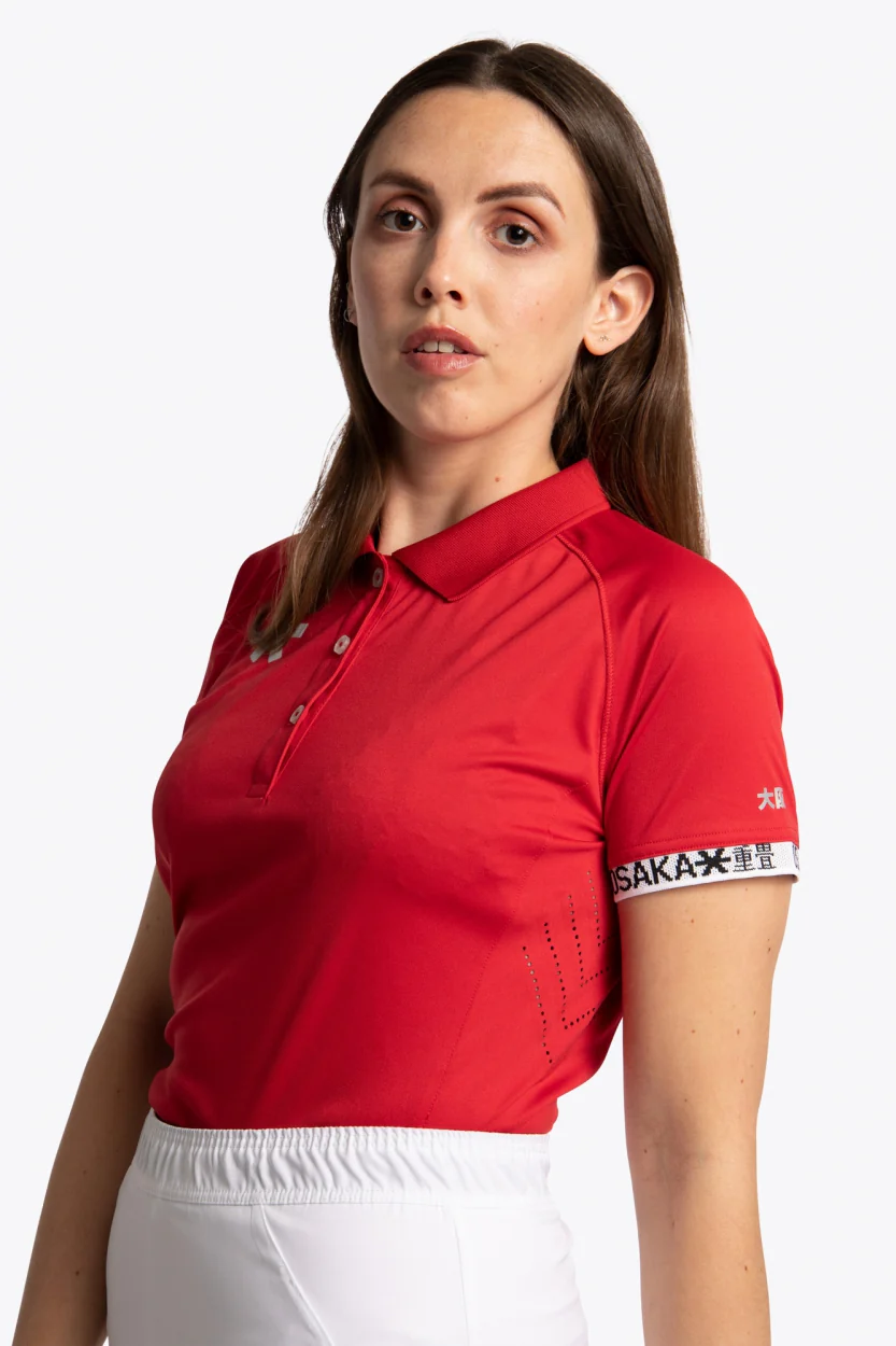 Osaka Women Polo Jersey | Red - Image 3