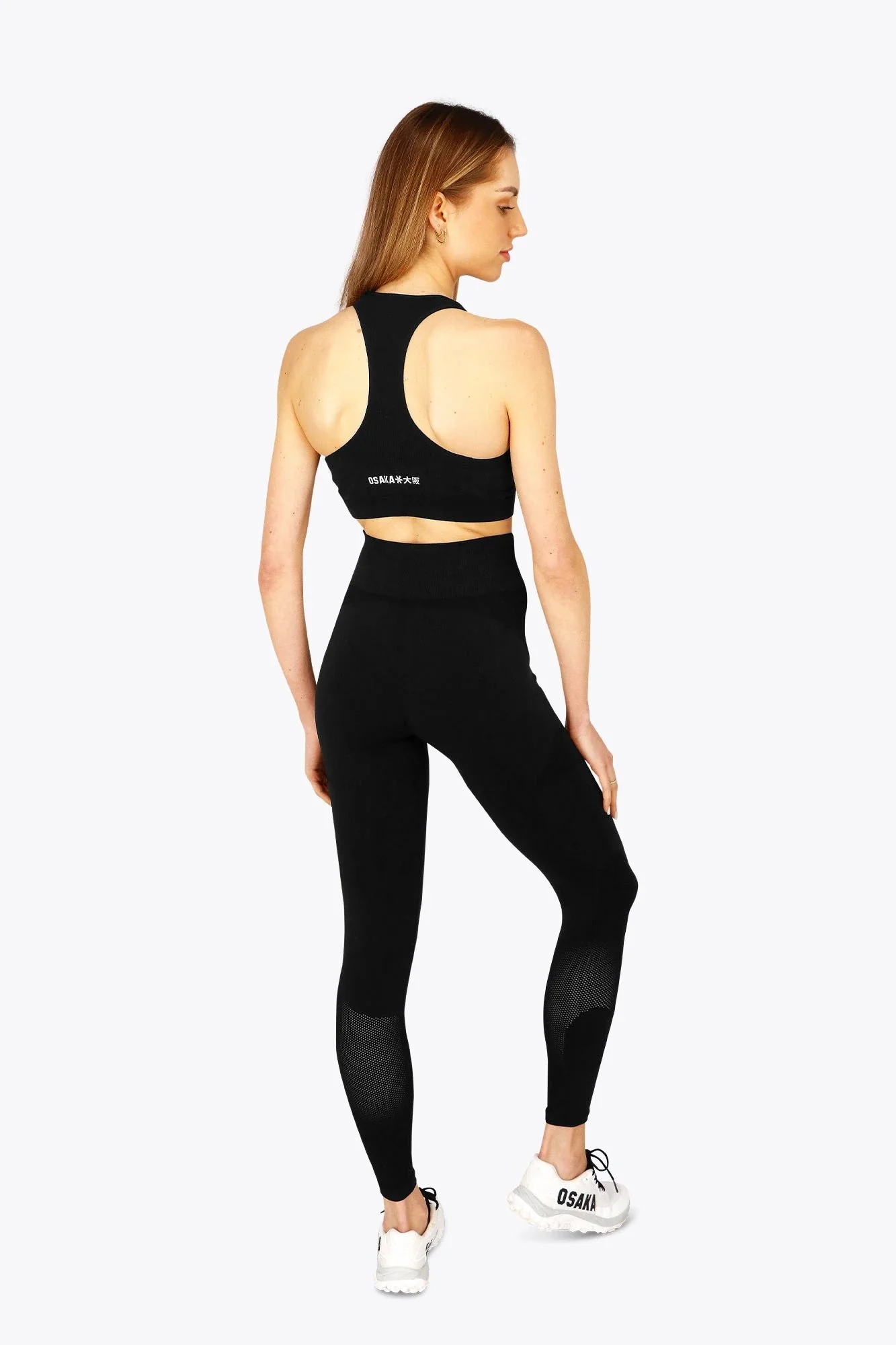 Osaka Women Tech Sports Bra | Faded Black - Image 5