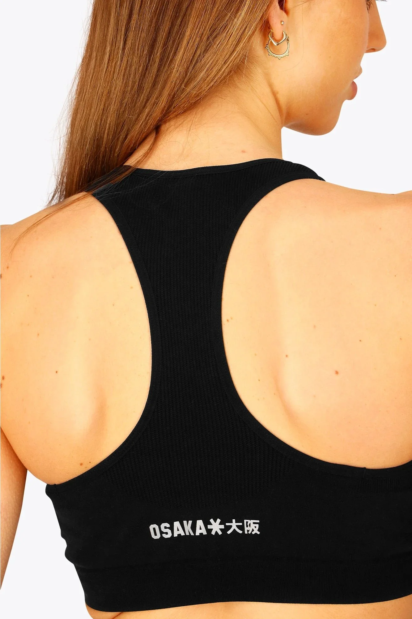 Osaka Women Tech Sports Bra | Faded Black - Image 6