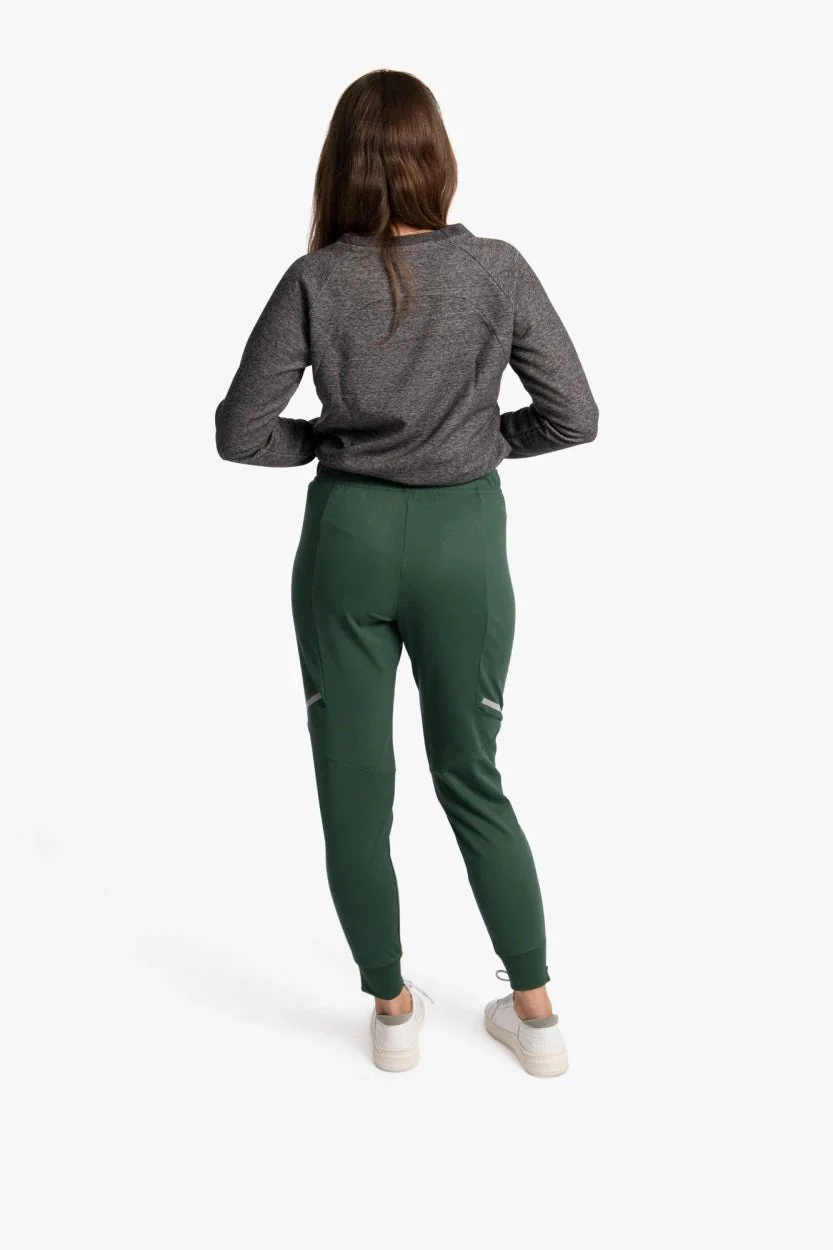 Osaka Women Track Pants | Dark Green - Image 5