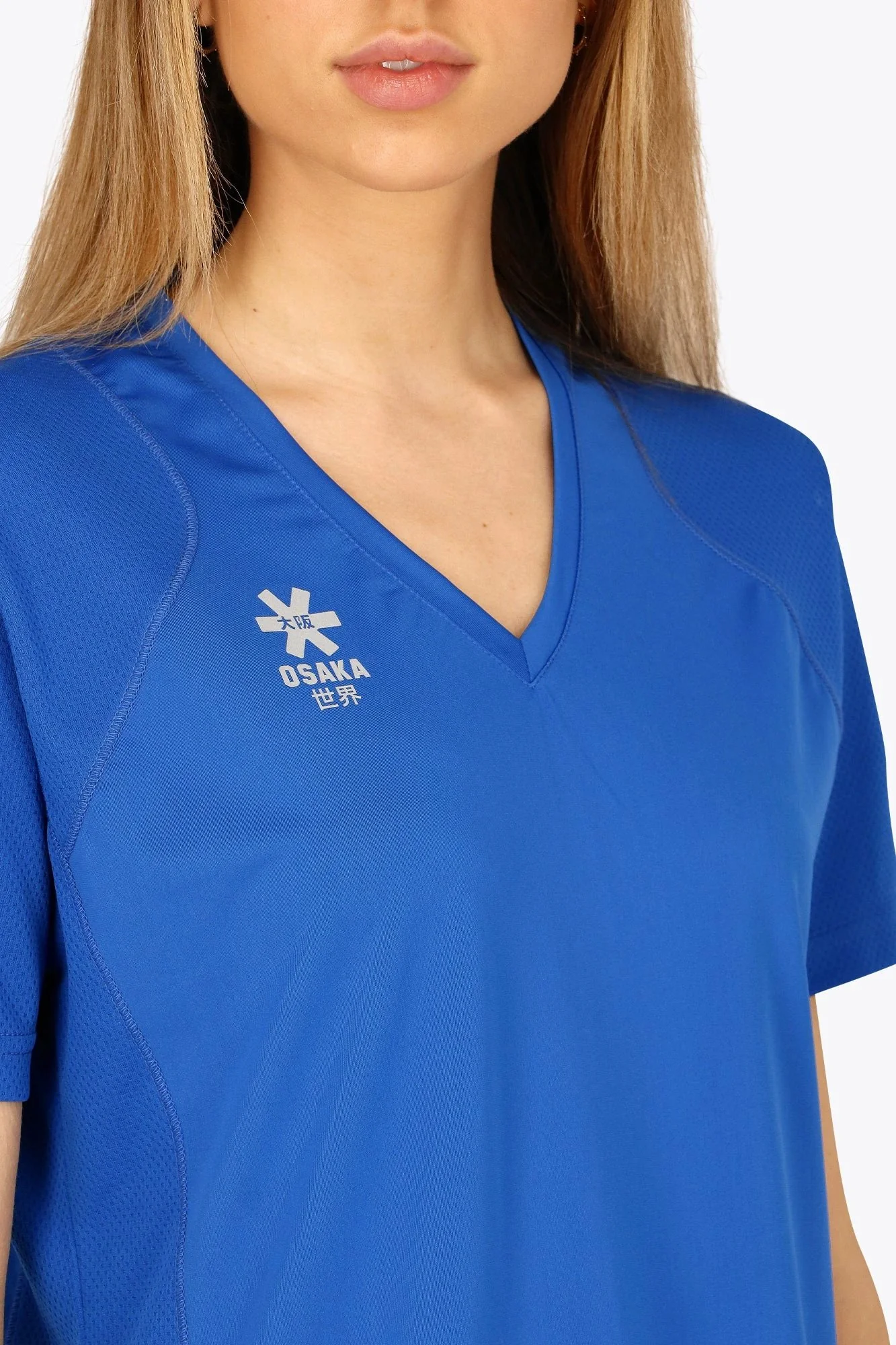 Osaka Women V-Neck Tech Dress | Princess Blue - Image 6