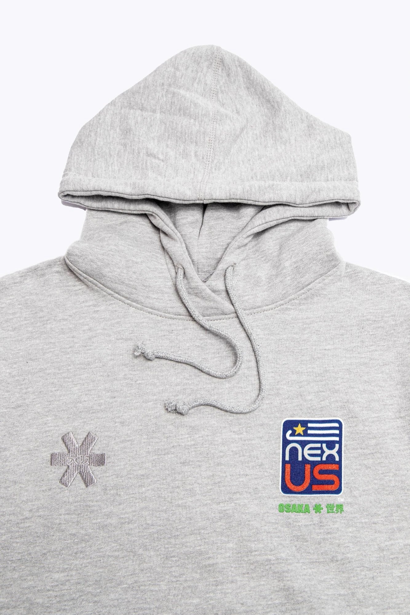 Osaka x Nexus Hoodie | Grey Melange - Image 3