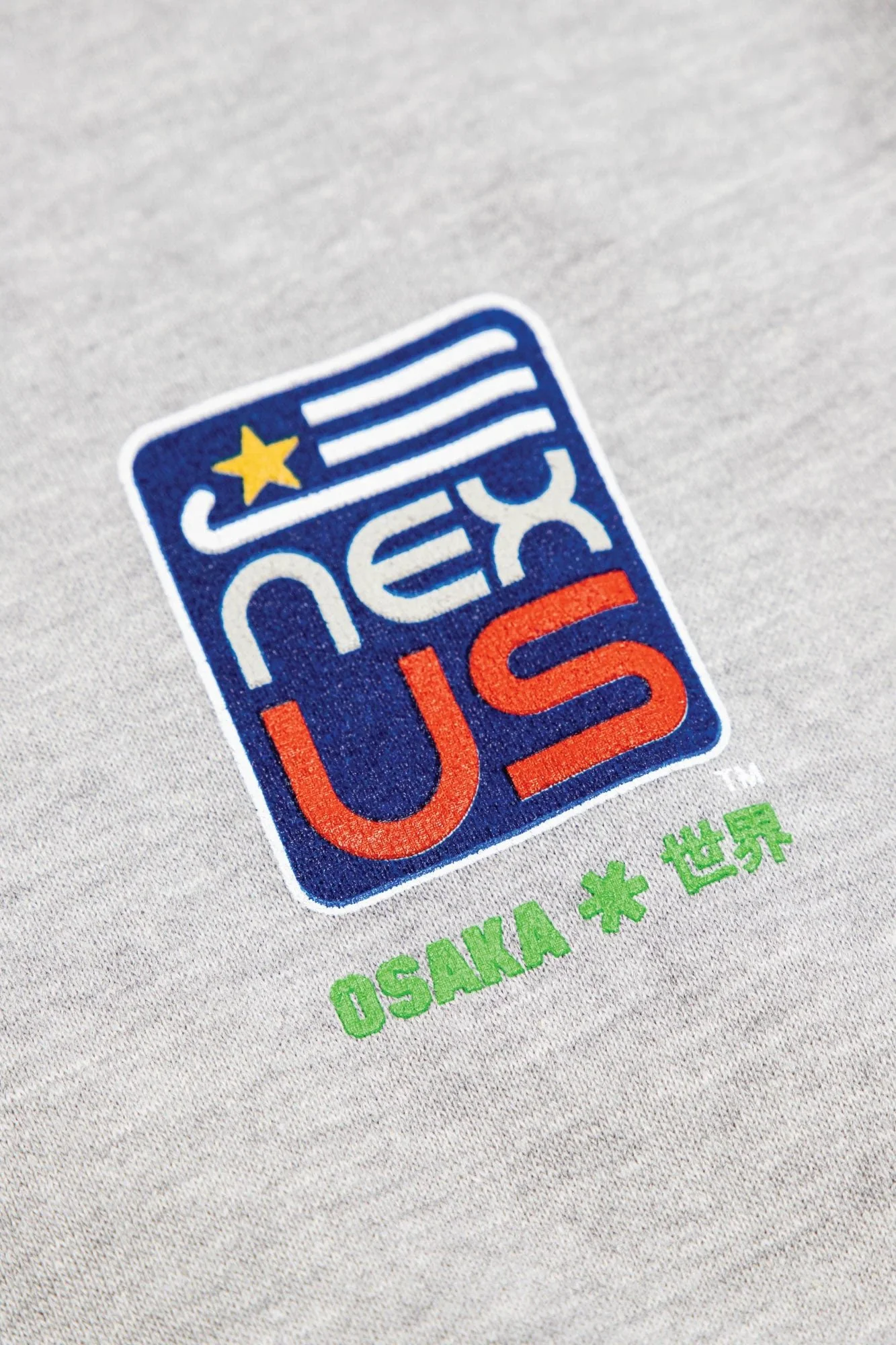 Osaka x Nexus Hoodie | Grey Melange - Image 4