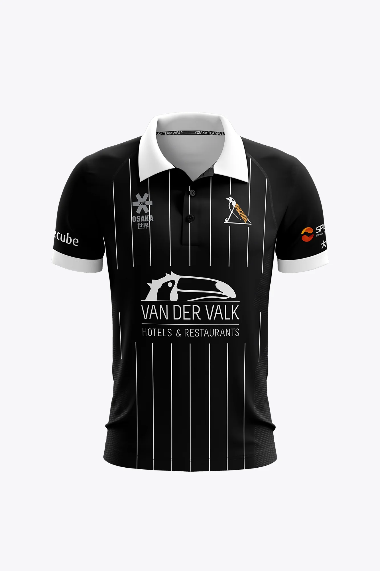 Pingouin Men Polo Jersey - Black