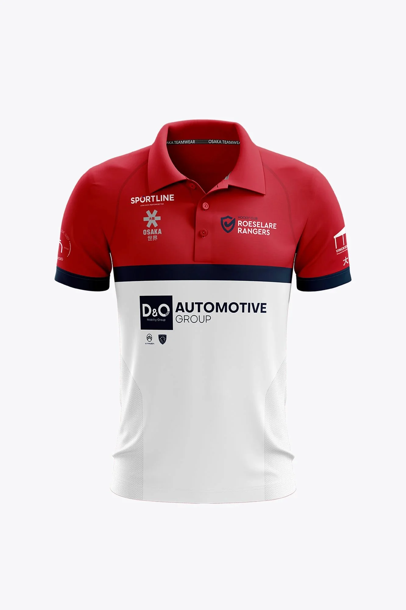 Roeselare Rangers Women Polo Jersey - Red/White