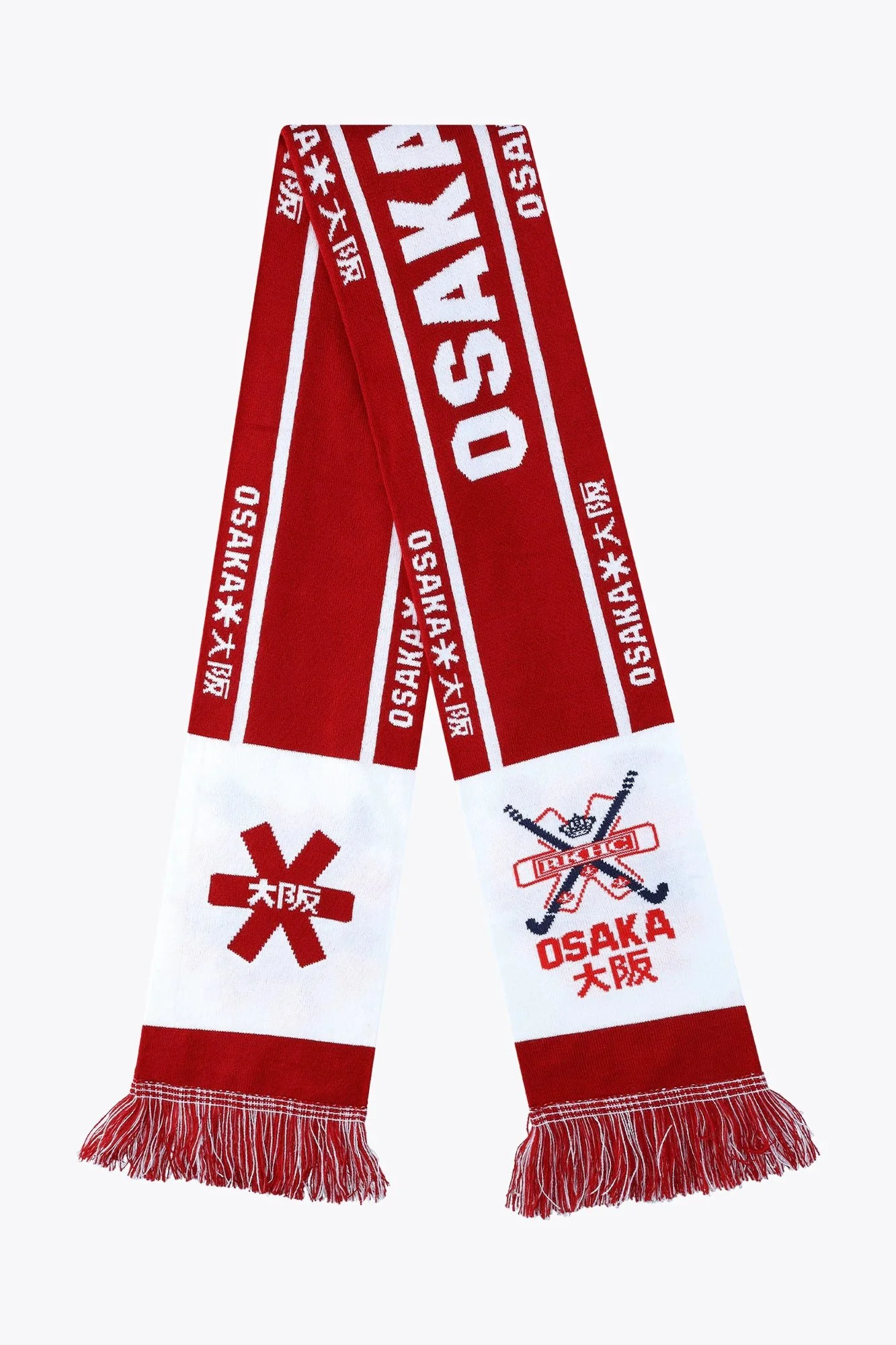 Royal Knokke Fan Scarf | Red