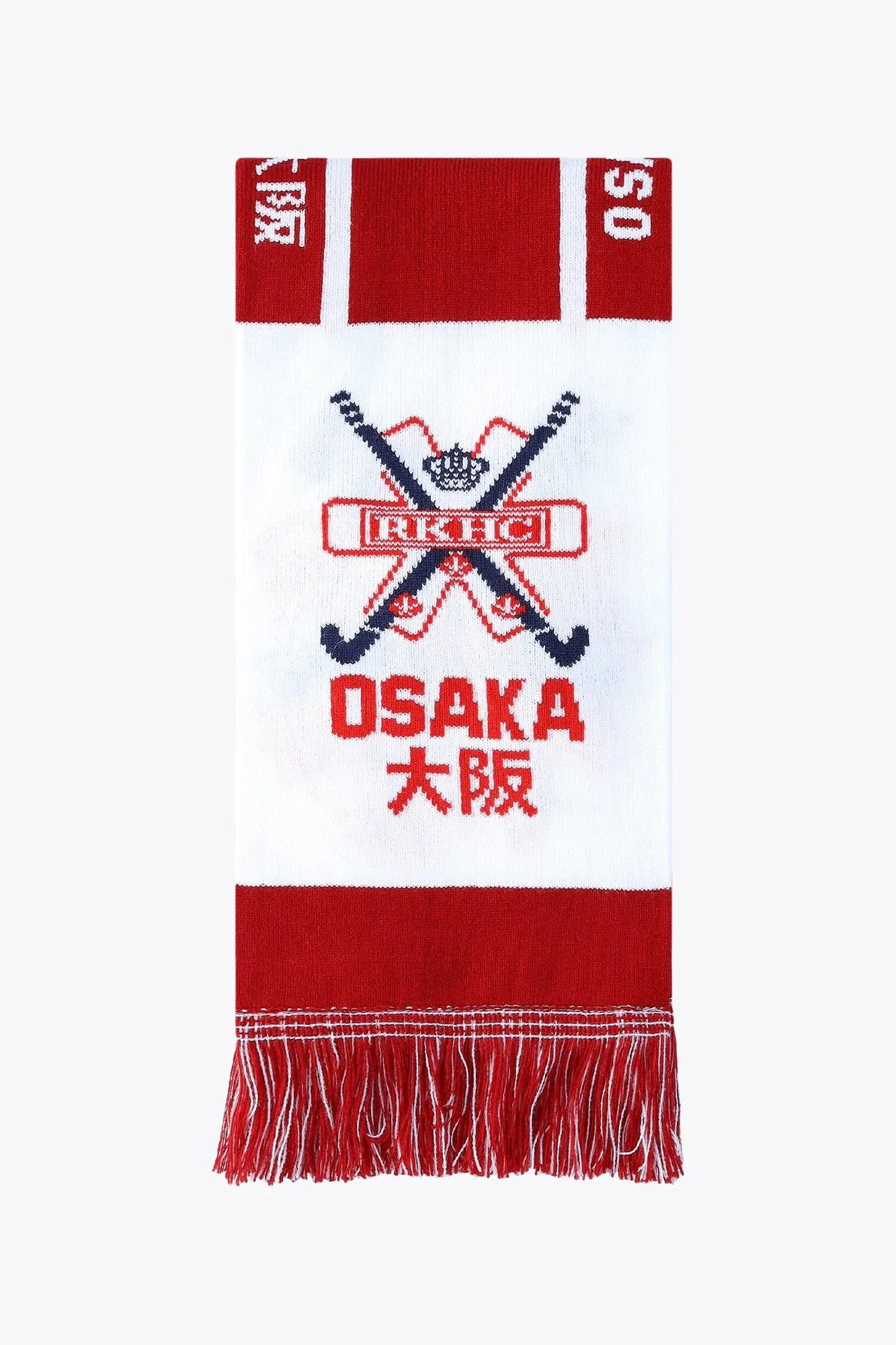 Royal Knokke Fan Scarf | Red - Image 3