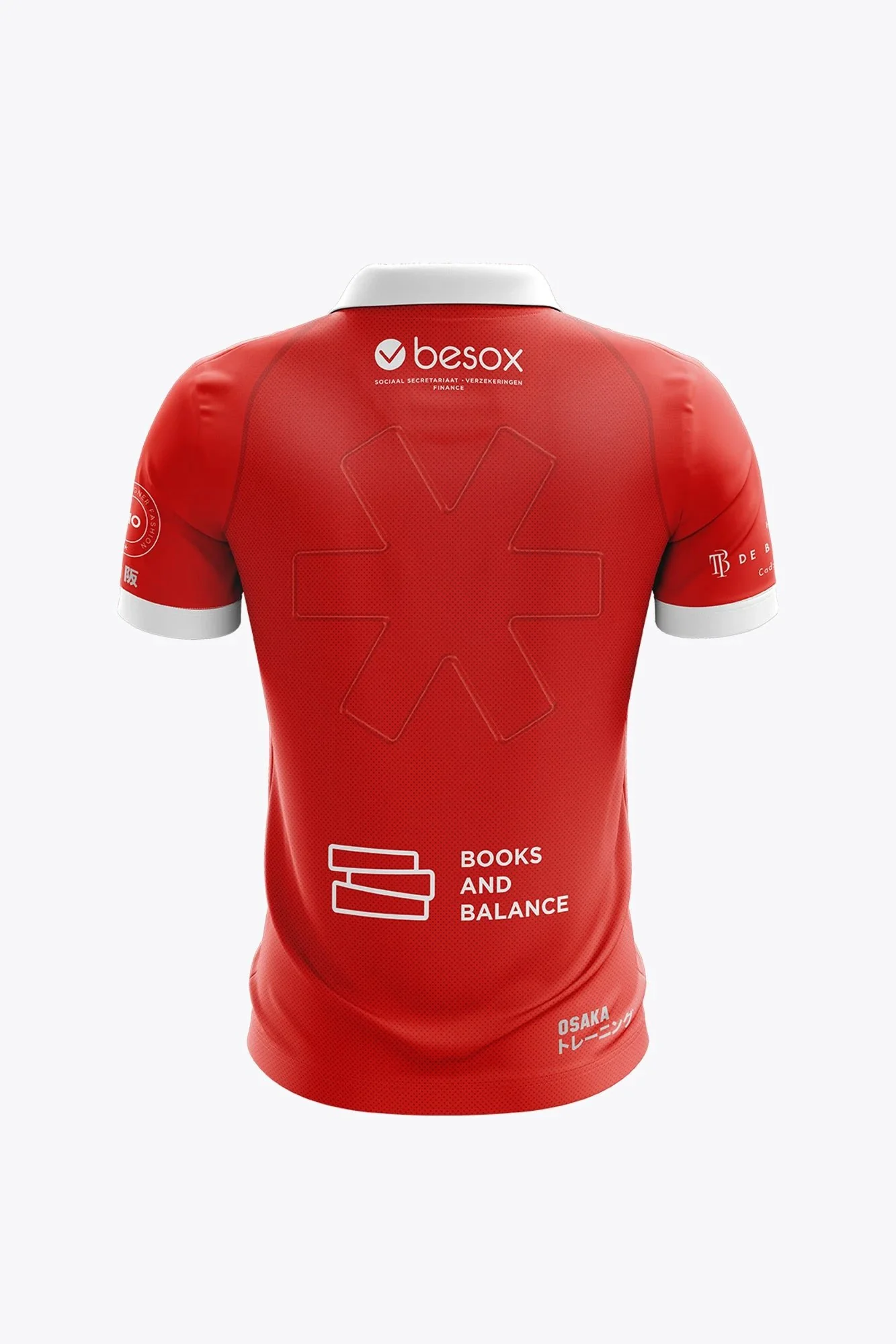 Royal Knokke HC Men Polo Jersey | Red - Image 2