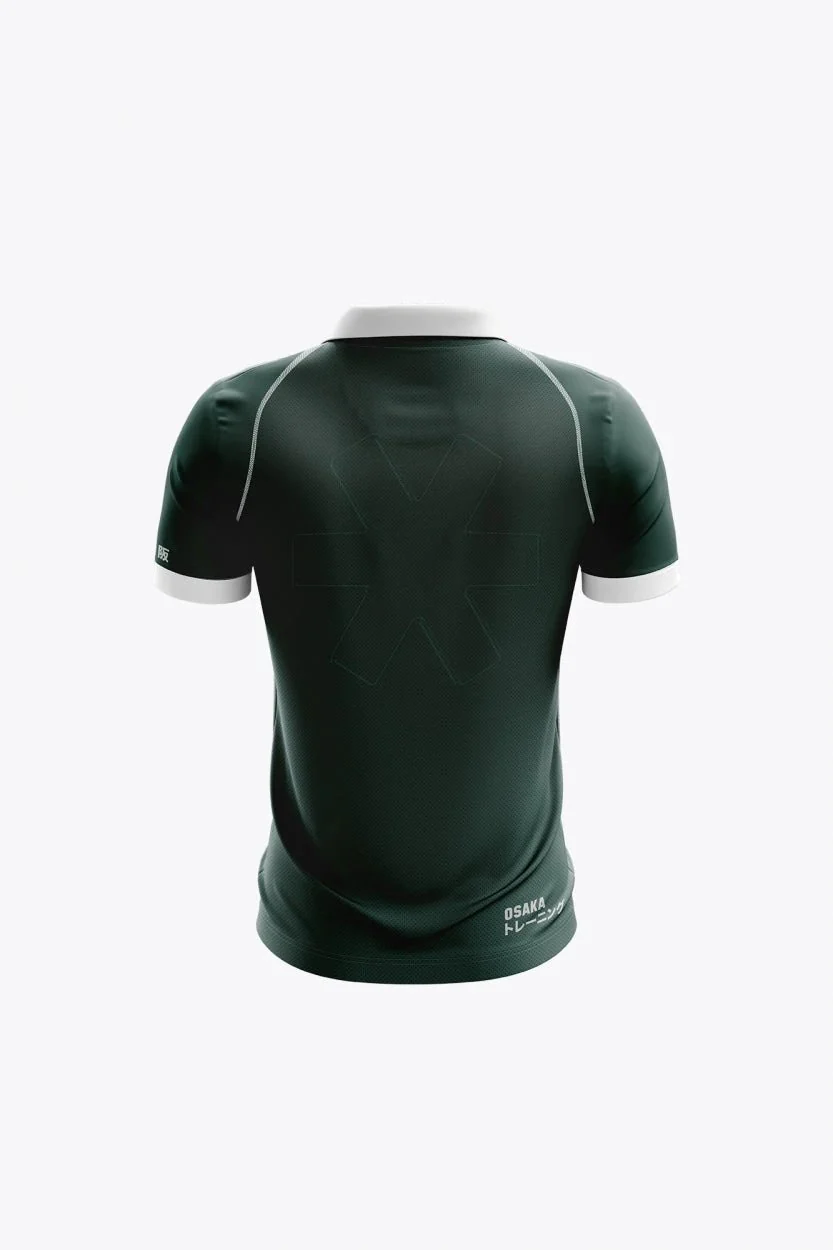 Uhlenhorst Kids Polo Jersey - Retro Edition | Dark Green - Image 2