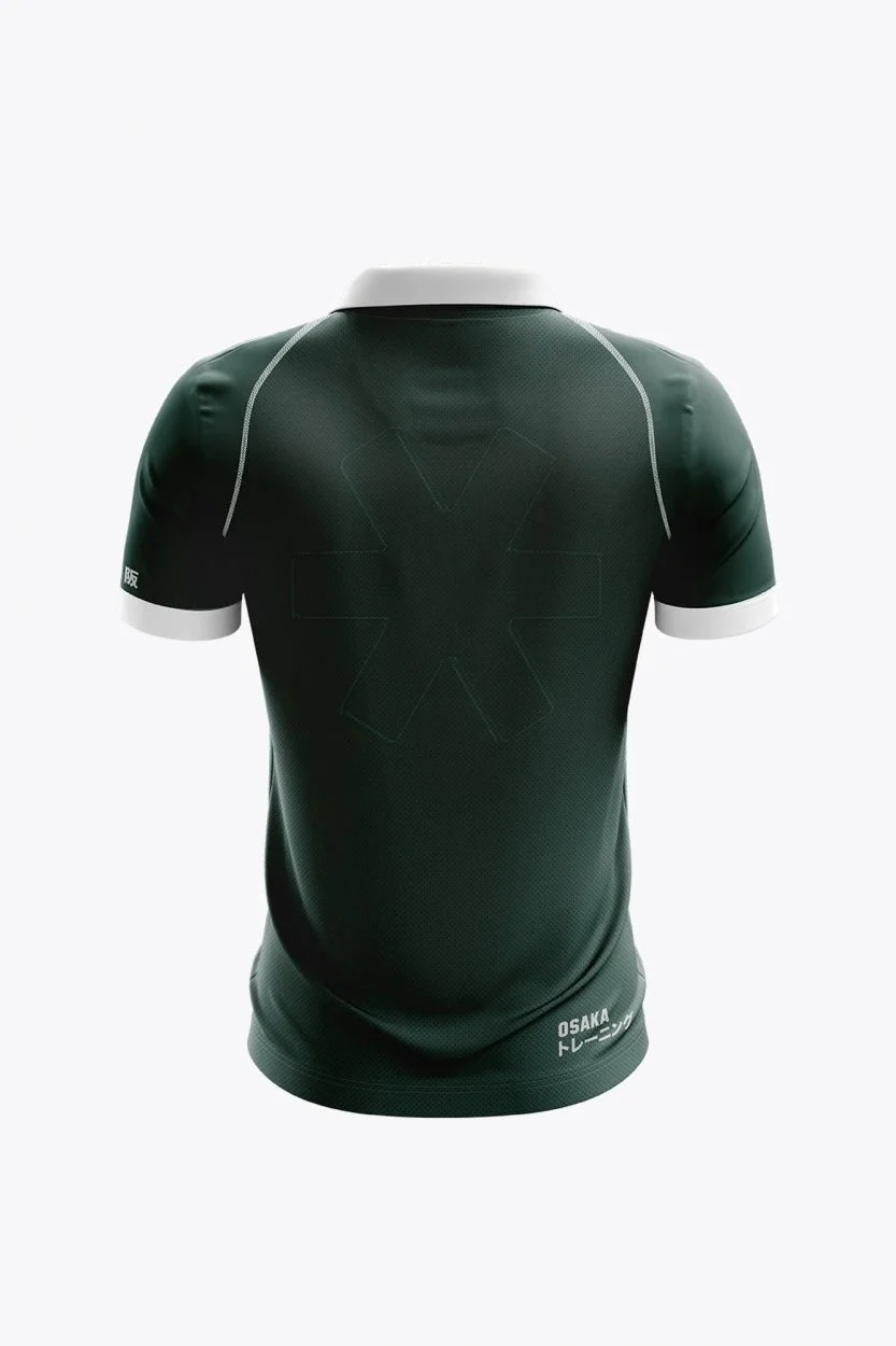 Uhlenhorst Women Polo Jersey - Retro Edition | Dark Green - Image 2