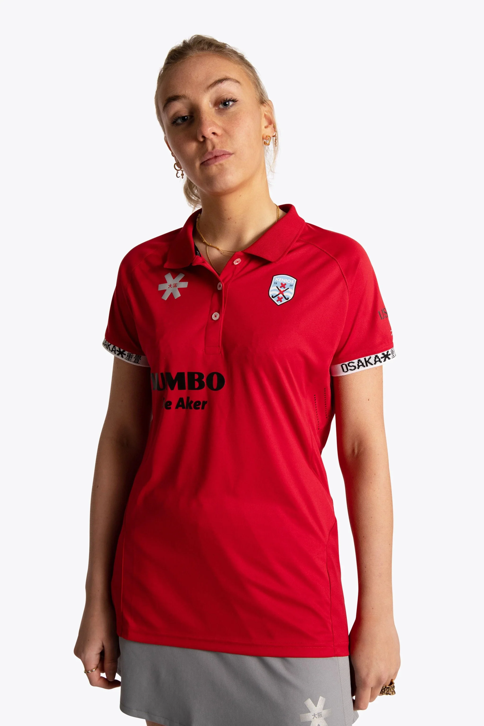 Xenios Women Polo Jersey - Red - Image 3